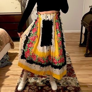 Rachel Comey Commodore Floral A Line Skirt